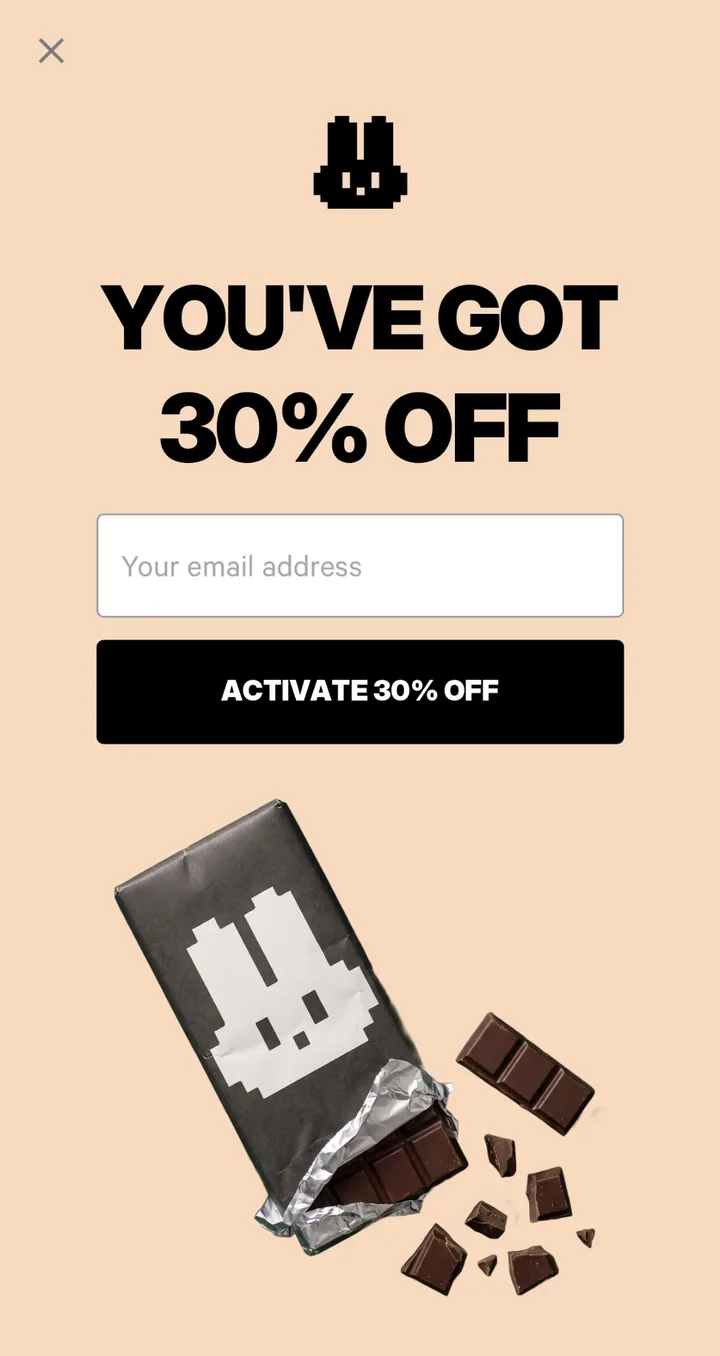 Variation 2: You've got 30% off